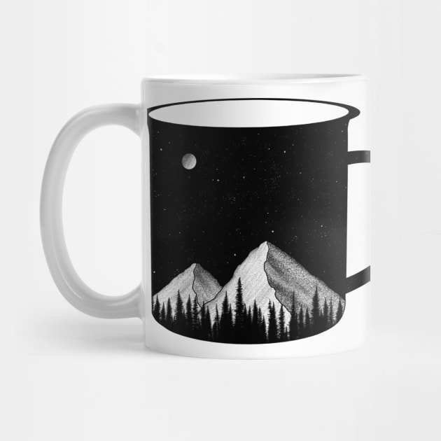 A cup of wilderness by jy ink